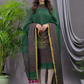 Pine Green Linen X Linen 2-Piece Set Kurti & Dupatta (UNSTITCHED) - 133