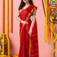 Classic Mysore Semi Silk Saree | Classic Red