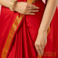 Classic Mysore Semi Silk Saree | Classic Red