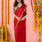 Classic Mysore Semi Silk Saree | Classic Red