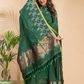 Pine Green Linen X Line 2-Piece Set Kurti & Dupatta (UNSTITCHED) - 004