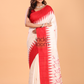 Matka Silk Saree With Snow White - 135