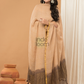 Sand Brown Jamdani 2-Piece Set Kurti & Dupatta (UNSTITCHED) - 141