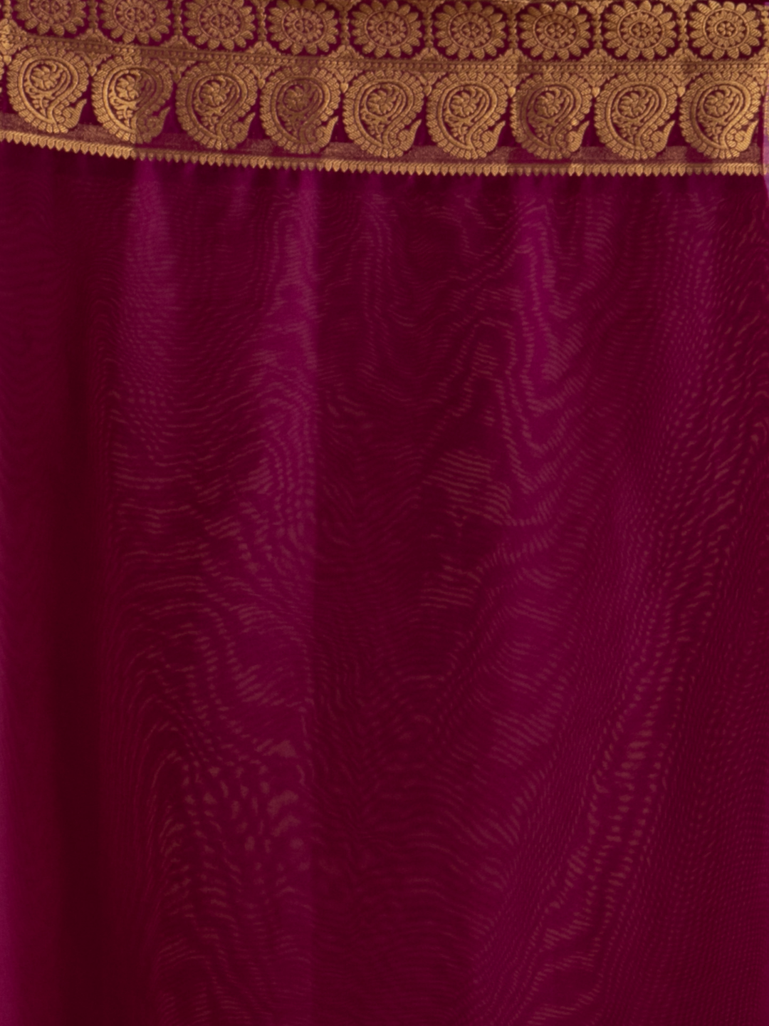 Classic Mysore Semi Silk Saree | Lavender Magenta