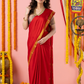 Classic Mysore Semi Silk Saree | Classic Red