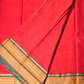 Narayanpet Cotton Saree - Red