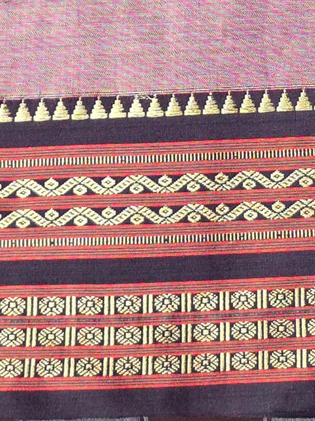 Handloom Narayanpet Cotton Saree | Mauve
