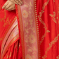 Classic Benarasi Katan Semi Silk Saree | Classic Red