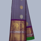 Handwoven Pure Gadwal Silk Saree  |  Eggplant Purple