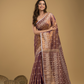 Tissue Silk Jamdani Saree Coffe Brown -044
