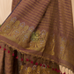 Chocolate Brown Organic Linen 2-Piece Set Kurti & Dupatta (UNSTITCHED) - 076