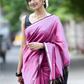 Maheshwari Silk Cotton Saree – Festive Elegance | Pink