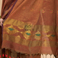 Rust Orange Tissue Linen 2-Piece Set Kurti & Dupatta (UNSTITCHED) - 037