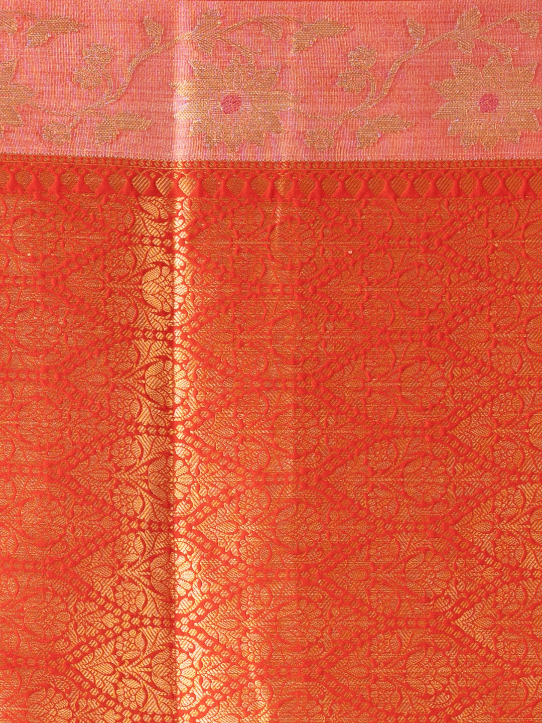Classic Benarasi Katan Semi Silk Saree | Classic Red