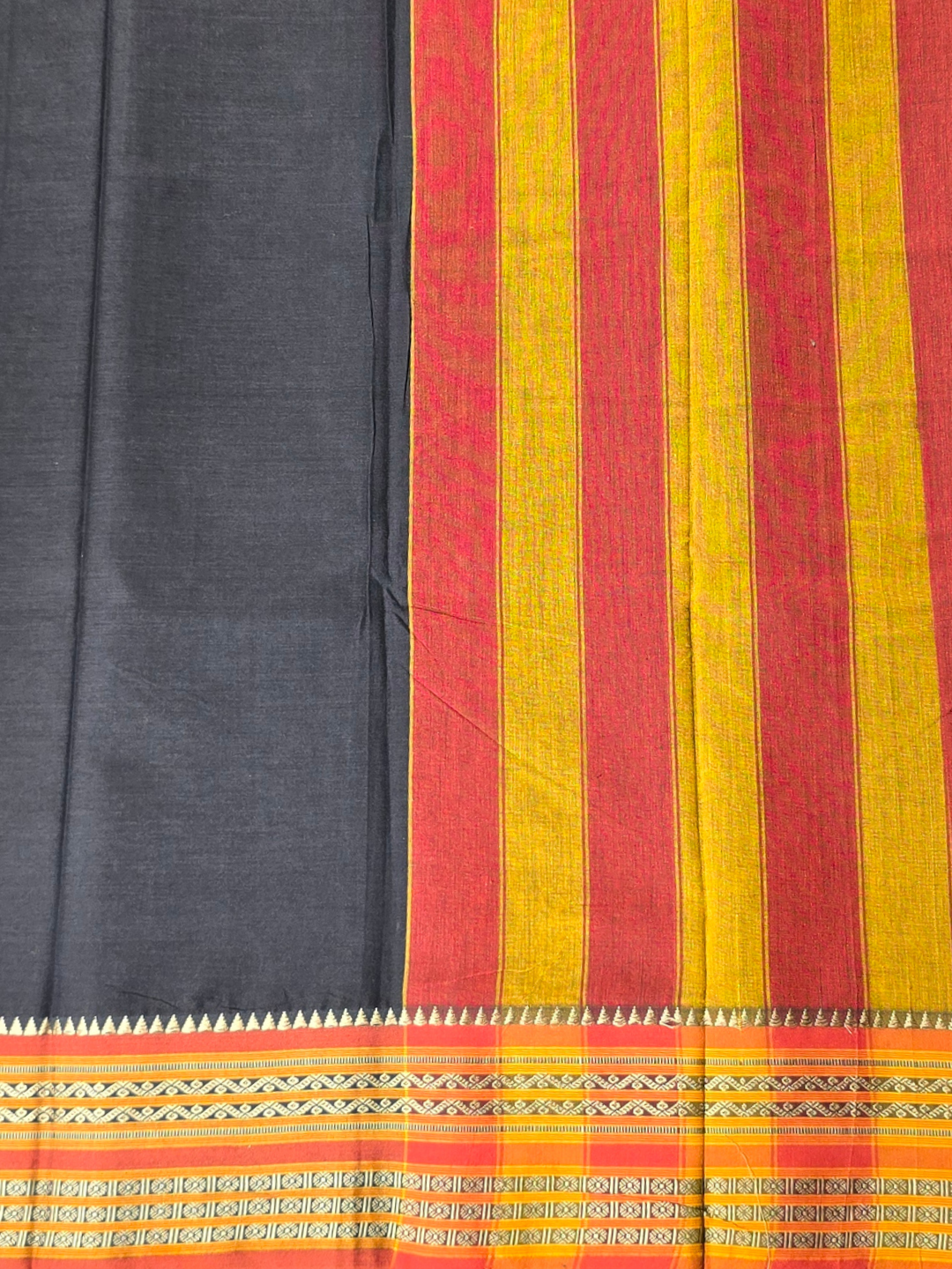 Narayanpet Cotton Saree - Grey