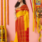 Classic Mysore Semi Silk Saree | Bright Yellow