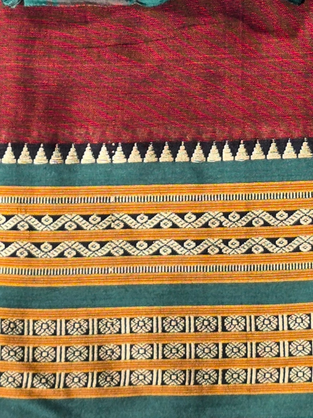Narayanpet Cotton Saree - Maroon