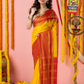 Classic Mysore Semi Silk Saree | Bright Yellow