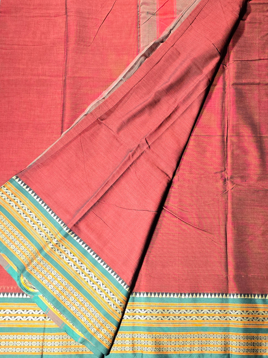 Handloom Narayanpet Cotton Saree | Maroon