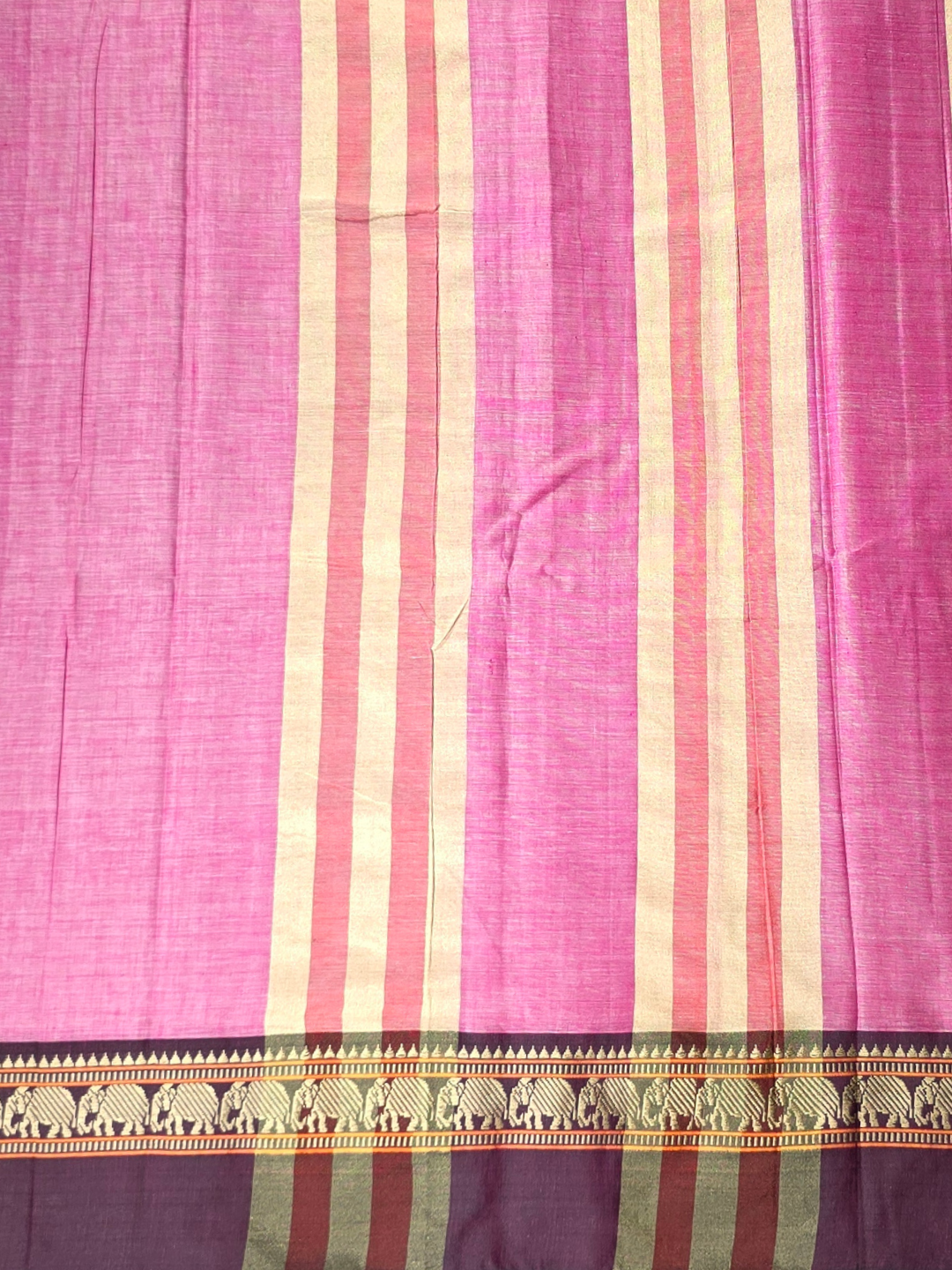 Narayanpet Cotton Saree - Pink
