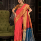 Pure Handloom Korvai Saree | Orange