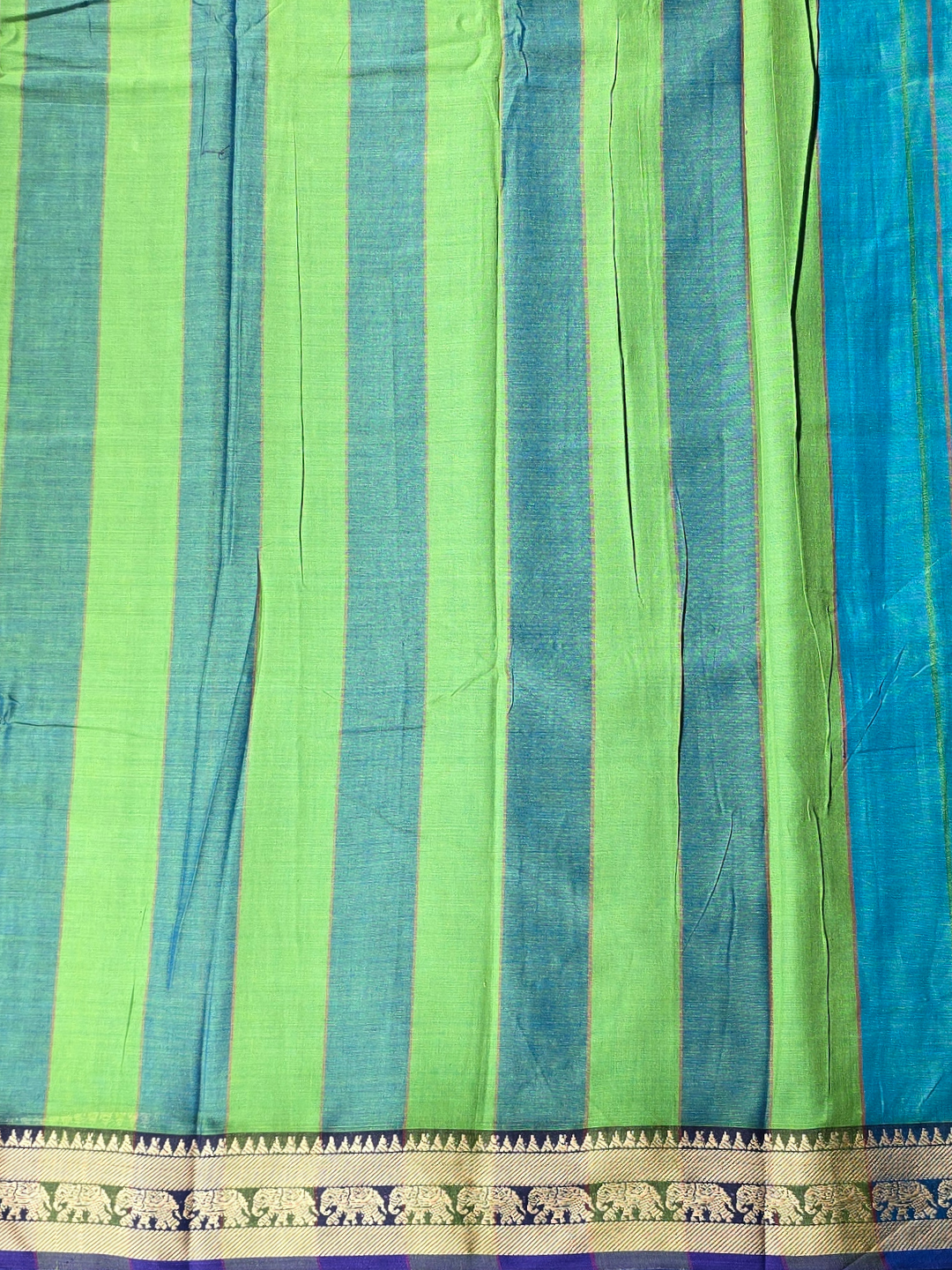 Narayanpet Cotton Saree - Blue