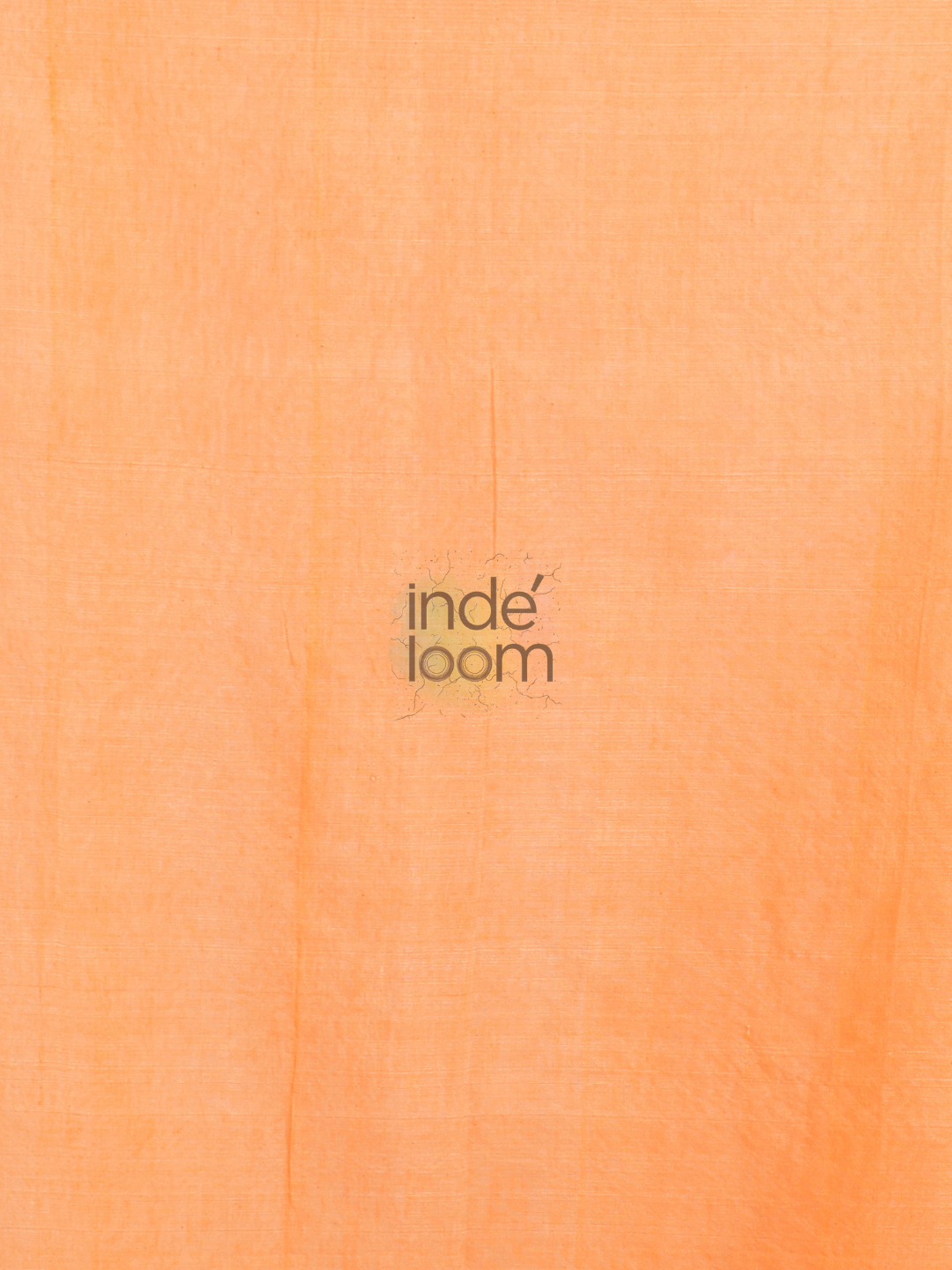 Muslin Tissue Jamdani Saree With Coral Orange - 106