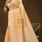 Chanderi Cotton Ethnic Motifs Saree | Mustard Yellow