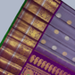 Handwoven Pure Gadwal Silk Saree  |  Eggplant Purple