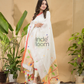 Snow  White Jamdani 2-Piece Set Kurti & Dupatta (UNSTITCHED) -752