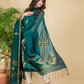 Teal Green Mercerised Cotton Meenakari Motif 2-Piece Kurti & Dupatta (UNSTITCHED)-873