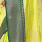 Classic Benarasi Semi Silk Saree | Lime Yellow