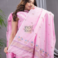 Baby Pink 120 Count Count Jamdani 2-Piece Set Kurti & Dupatta (UNSTITCHED) - 139