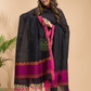 Coal Black Mercerized Cotton 2-Piece Set Kurti & Dupatta (UNSTITCHED) - 040