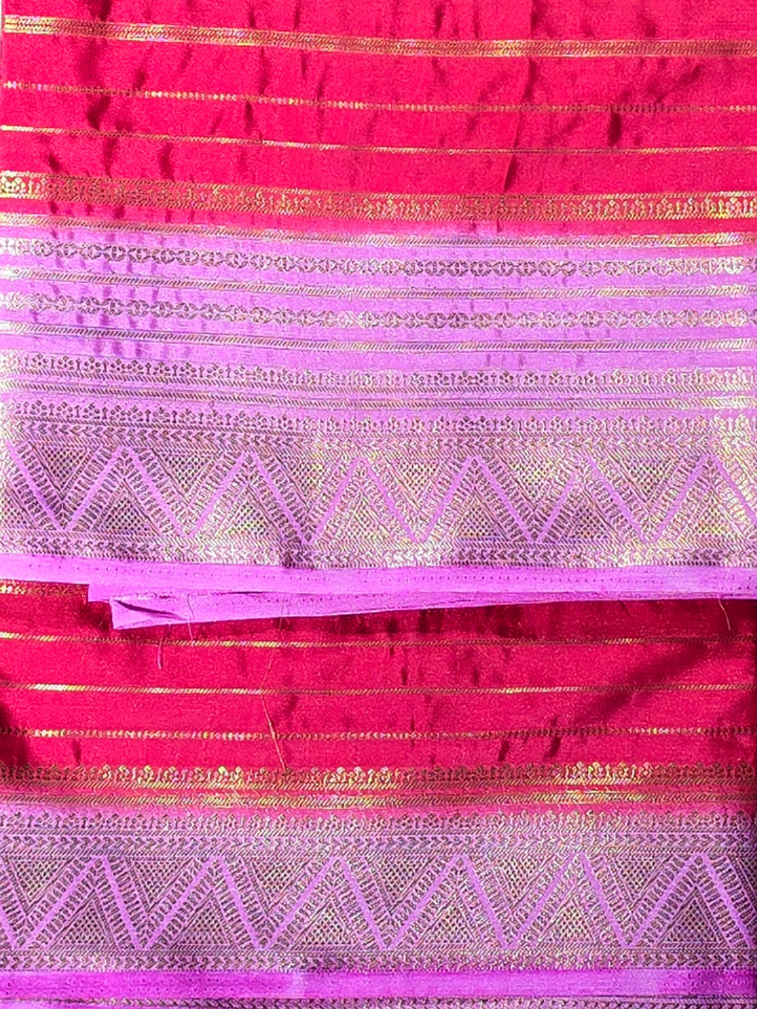 Classic Mysore Silk Saree  |  Coral Pink