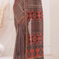 Ajrakh Exclusive Designer Modal Silk in Brick Red -049