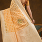 Chanderi Cotton Ethnic Motifs Saree | Mustard Yellow