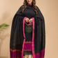 Coal Black Mercerized Cotton 2-Piece Set Kurti & Dupatta (UNSTITCHED) - 040