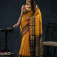 Pure Handloom Korvai Saree | Mustard Yellow