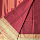 Handloom Narayanpet Cotton Saree | Wine Maroon