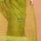 Matka Silk Saree With Pear Green - 136