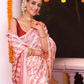 Tissue Jamdani Saree With Shaded Cream White - 110