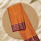 Classic Mysore Silk Saree  |  Carrot Orange