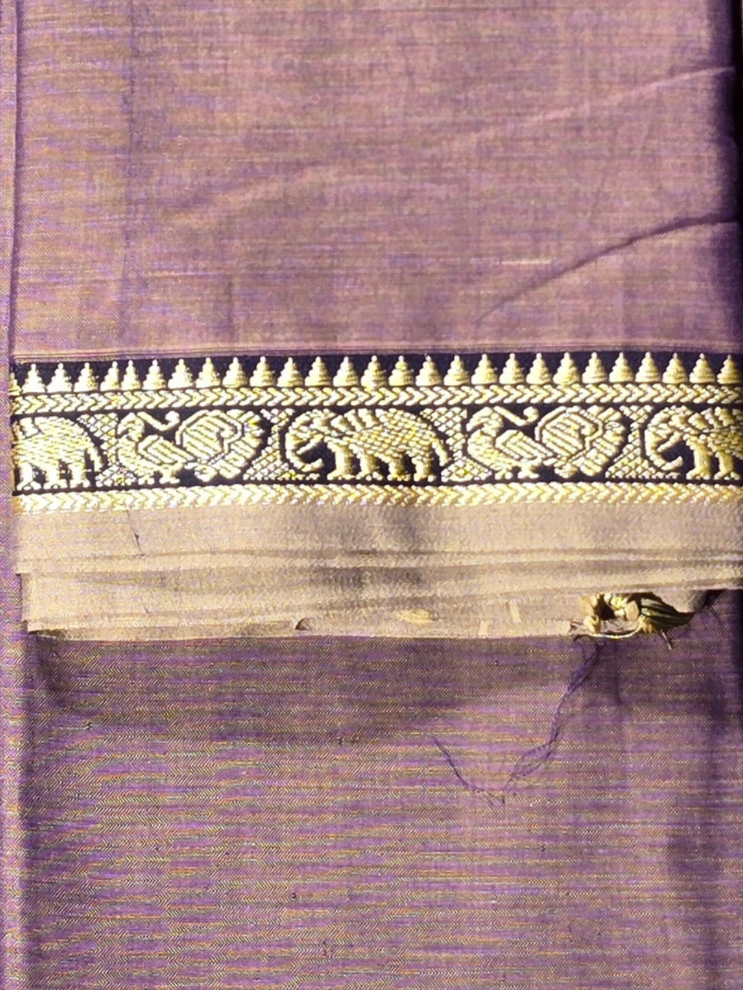 Narayanpet Cotton Saree - Purple