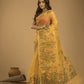 Handwoven Pure Jamdani Muslin Saree  |  Copper Orange