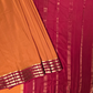 Classic Mysore Silk Saree  |  Carrot Orange