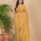 Tissue Linen Handloom Saree With Dijon Yellow - 022