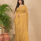 Tissue Linen Handloom Saree With Dijon Yellow - 022