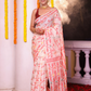 Tissue Jamdani Saree With Shaded Cream White - 110