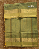 Kanchi Cotton|Leaf Green & Leaf Yellow